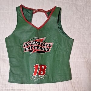 Green Interstate Batteries Crop Top